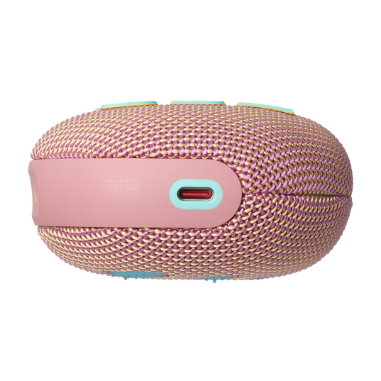 JBL Clip 5 - Pink - Ultra-portable waterproof speaker - Bottom